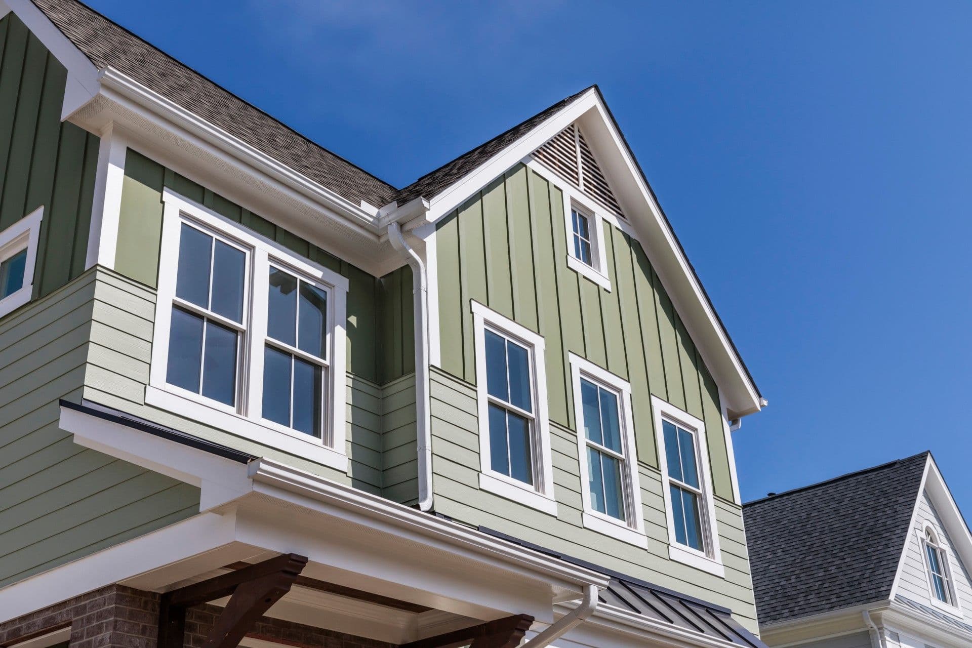 Home exterior with windows